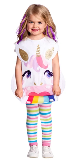 Unicorn Tabard Girls Costume