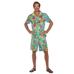 Mens Blue Hawaii Set
