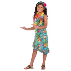 Girls Blue Hawaii Dress