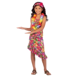 Girls Pink Hawaii Dress