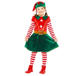 Girls Elf Fancy Dress