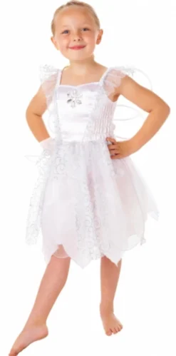 White Fairy Girls Costume