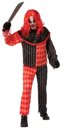 Mens Evil Clown Costume