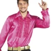 Mens Hot Pink Party Shirt