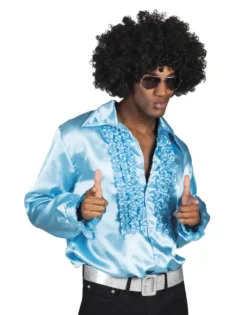 Mens Turquoise Party Shirt