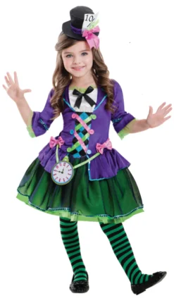 Bad Hatter Girls Costume