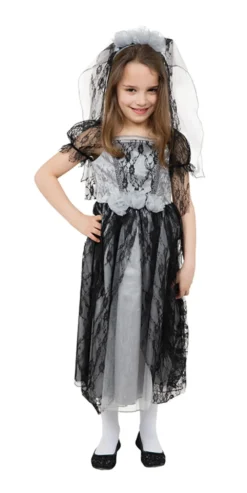 Gothic Bride Girls Costume