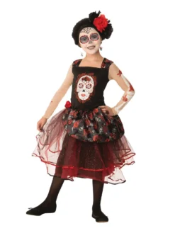 Girls Rose Senorita Costume