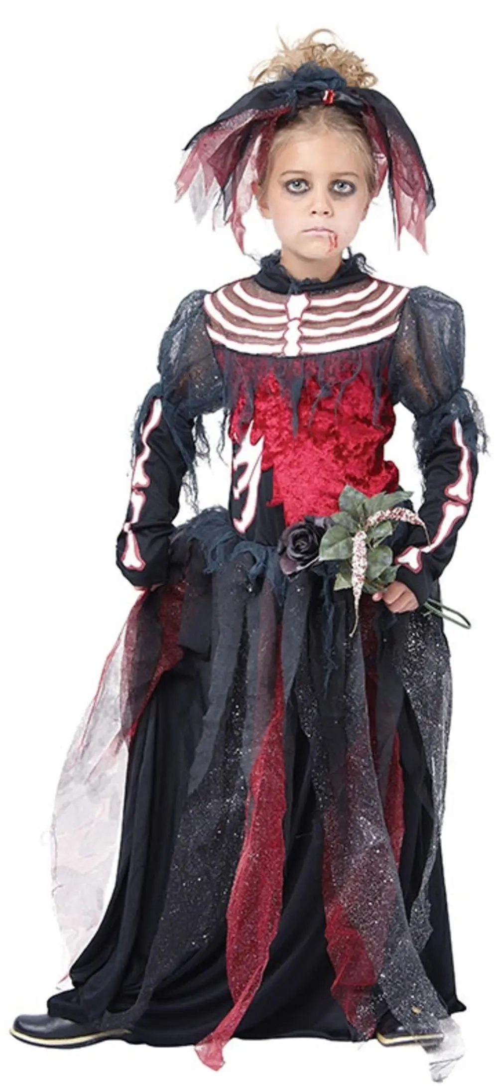 Girls Skeleton Bride Costume