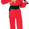 Red Ninja Boys Costume