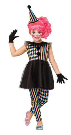 Girls Clown Costume
