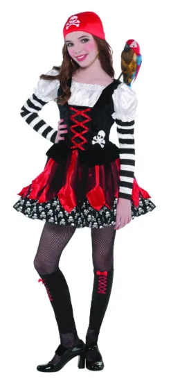 Girls Crossbone Cutie Pirate Costume