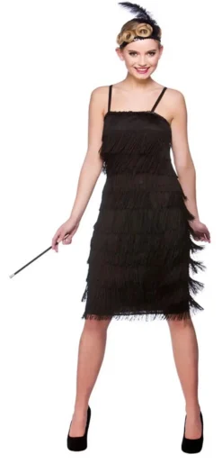 Jazzy Black Flapper Costume
