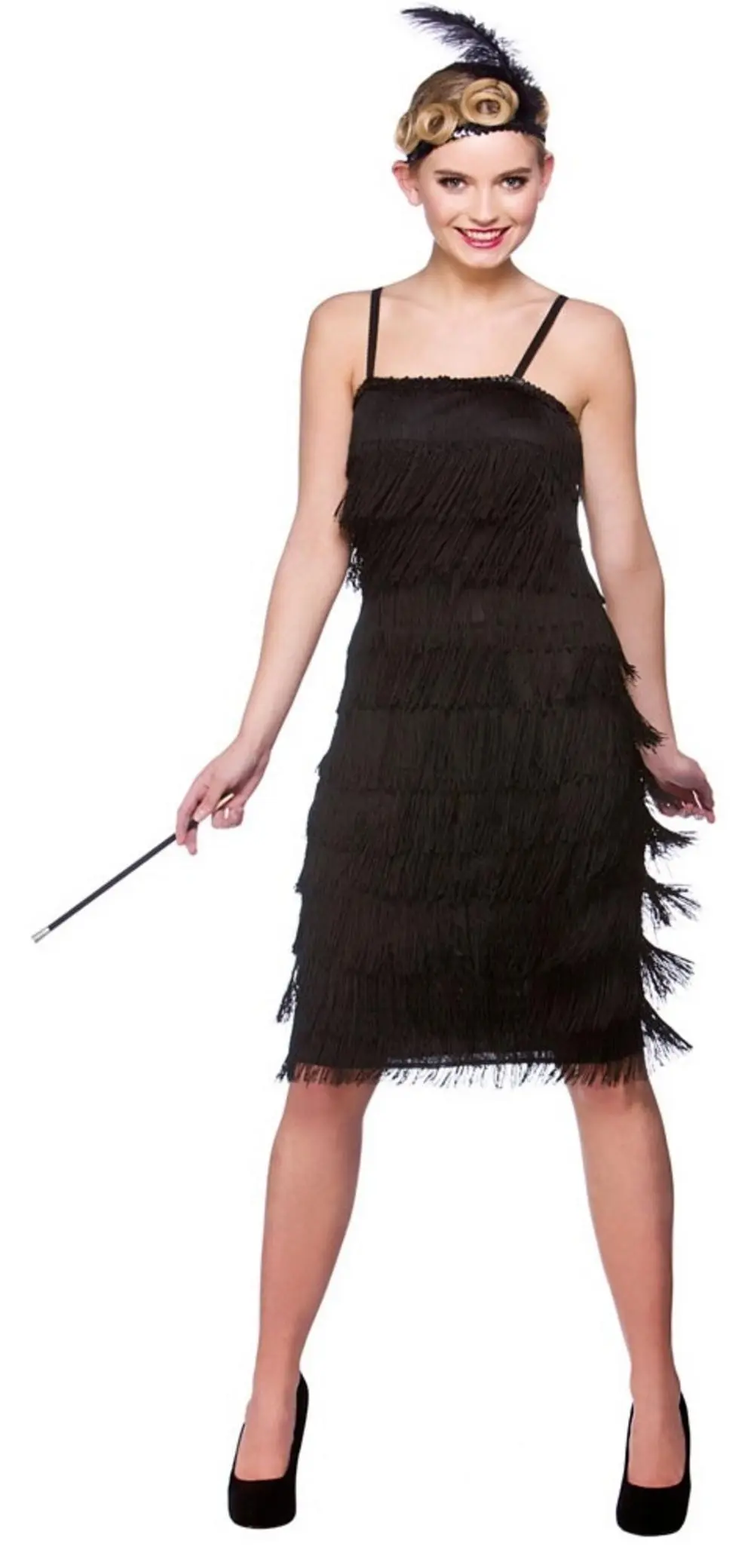 Jazzy Black Flapper Costume