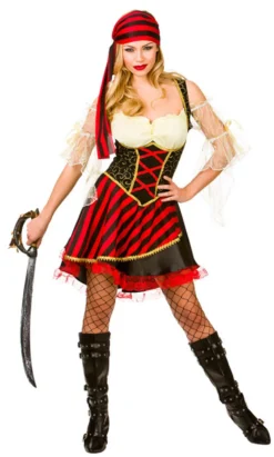 Ladies Glamorous Pirate Costume