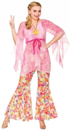 Groovy Hippie Ladies Fancy Dress