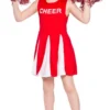 Red Girls Cheerleader Costume