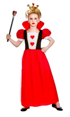 Queen Of Hearts Girls Costume