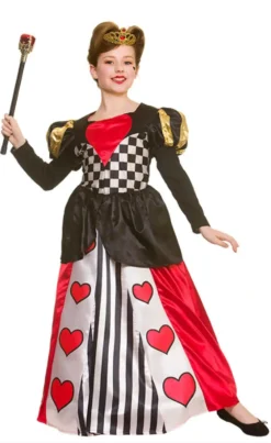 Deluxe Queen Of Hearts Kids Costume