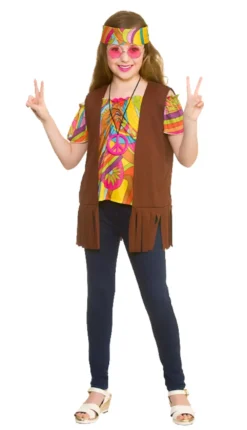 Retro Hippie Girls Costume