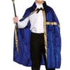 Deluxe Blue King/Queens Robe & Crown Set