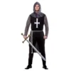Mens Medieval Black Knight Costume