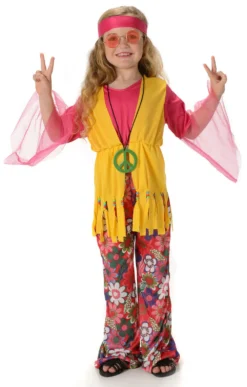 Peace Hippie Girls Costume