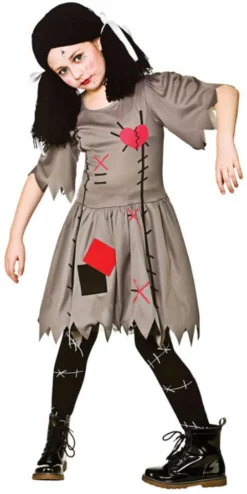 Freaky Voodoo Doll Girls Costume