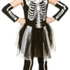 Skelebones Girls Costume
