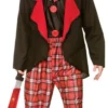 Deluxe Freaky Clown Mens Costume