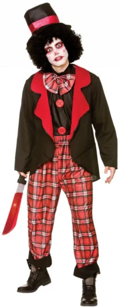Deluxe Freaky Clown Mens Costume