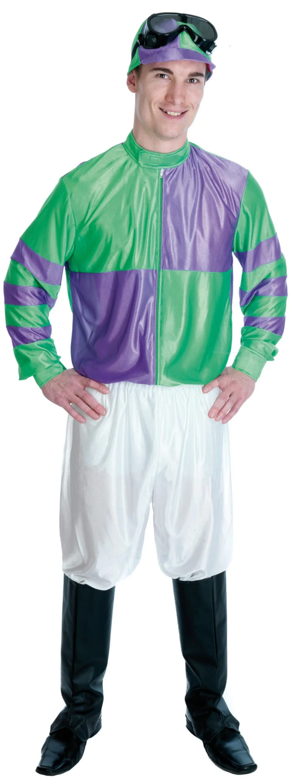 Green And Purple Jockey Costume