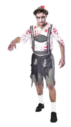 Oktoberfest Zombie Mens Costume