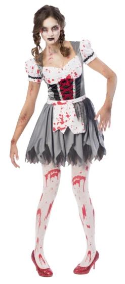 Miss Oktoberfest Zombie Ladies Costume