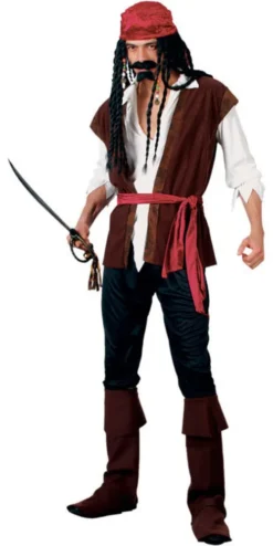 Mens Caribbean Pirate Fancy Dress