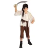 Boy's Jagged Pirate Fancy Dress Costume