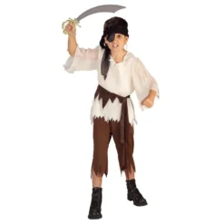 Boy's Jagged Pirate Fancy Dress Costume