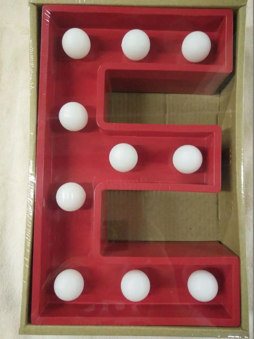 LED Light Up Letters - Red - Image 7