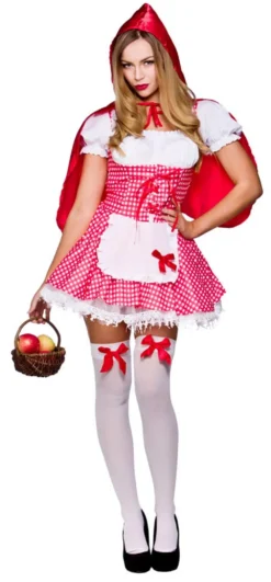 Ladies Raunchy Red Riding Hood Costume