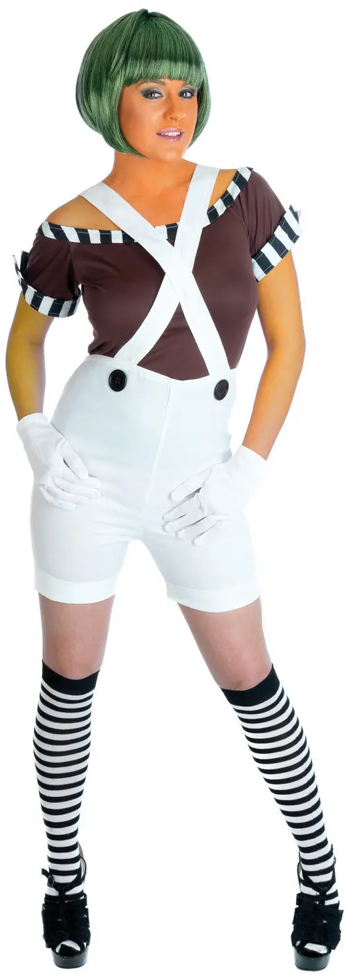 Sexy Oompa Loompa Factory Worker Costume