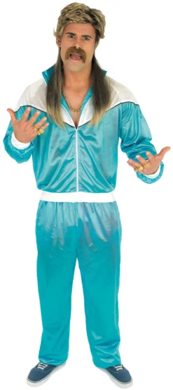 80s Blue Shell Suit