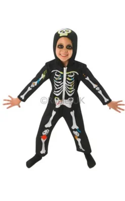 Toddlers Skeleton Costume