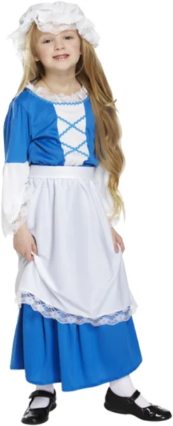 Girls Tudor Girl Costume