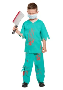 Bloody Doctor Kids Costume