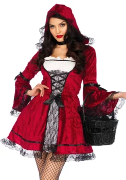 Gothic Miss Red Ladies Costume