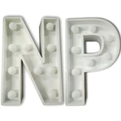 LED Light Up Letters - White