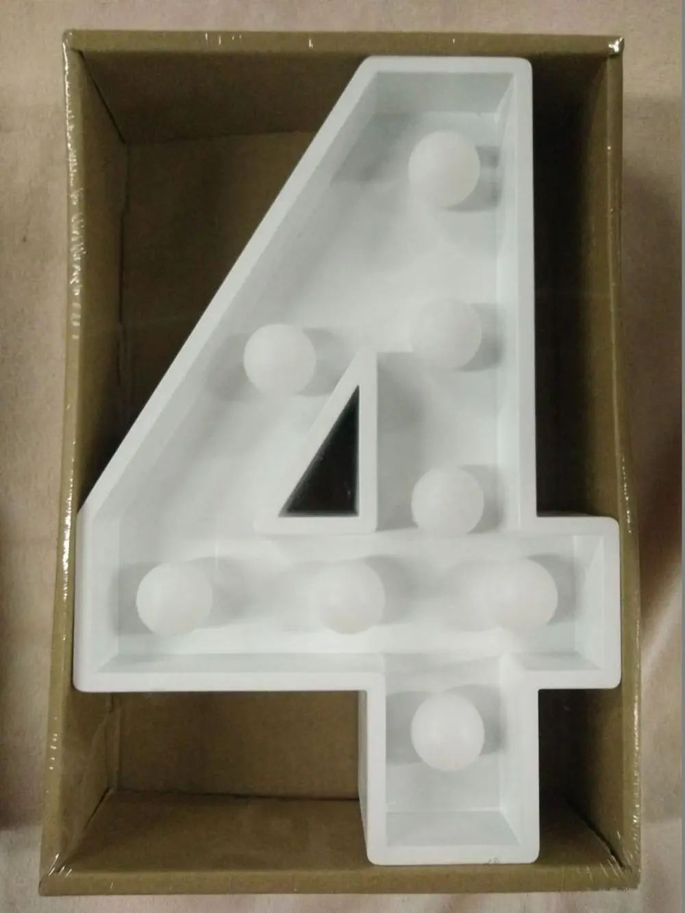 LED Light Up Letters - White - Image 4