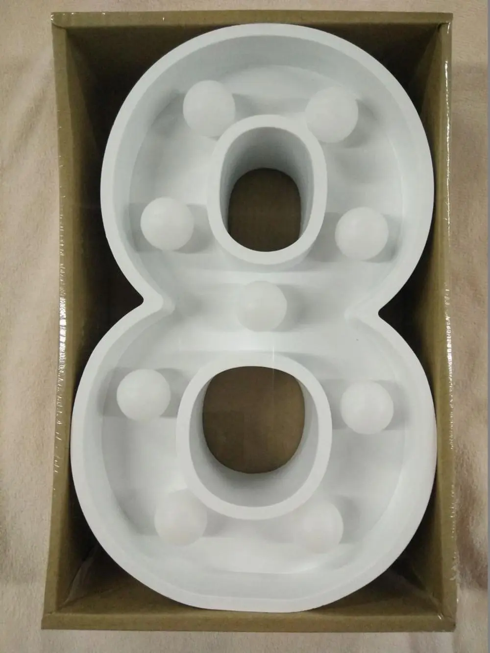 LED Light Up Letters - White - Image 5