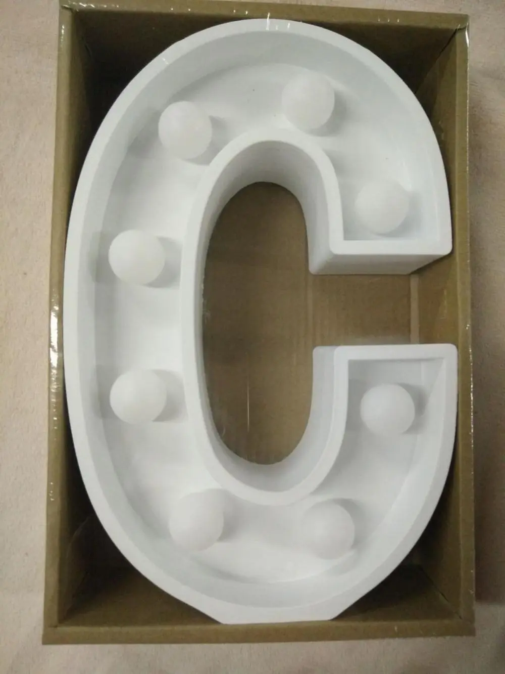 LED Light Up Letters - White - Image 7
