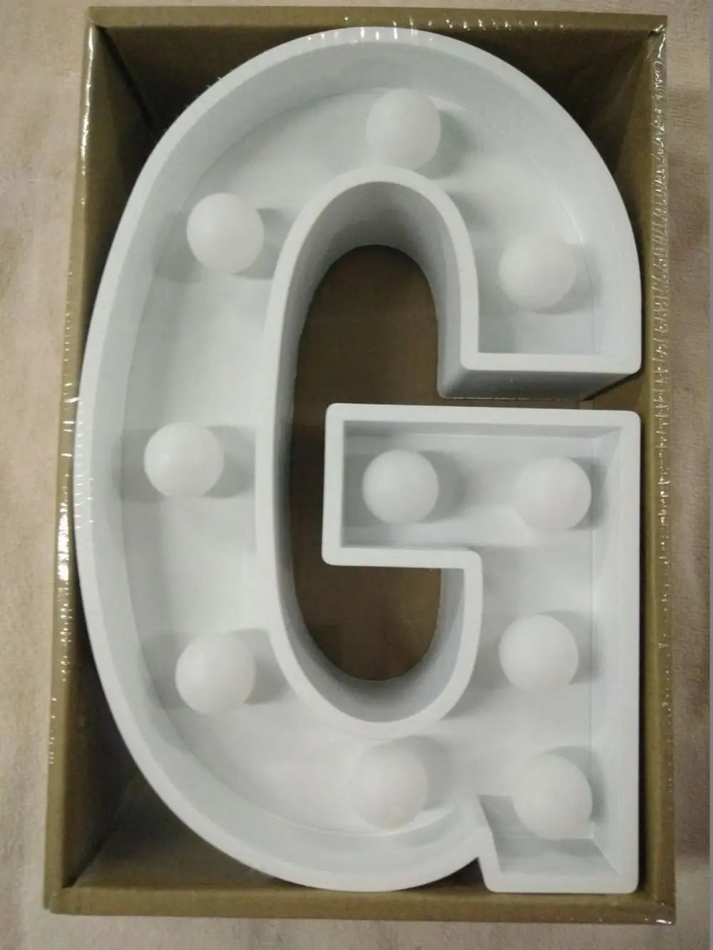 LED Light Up Letters - White - Image 10